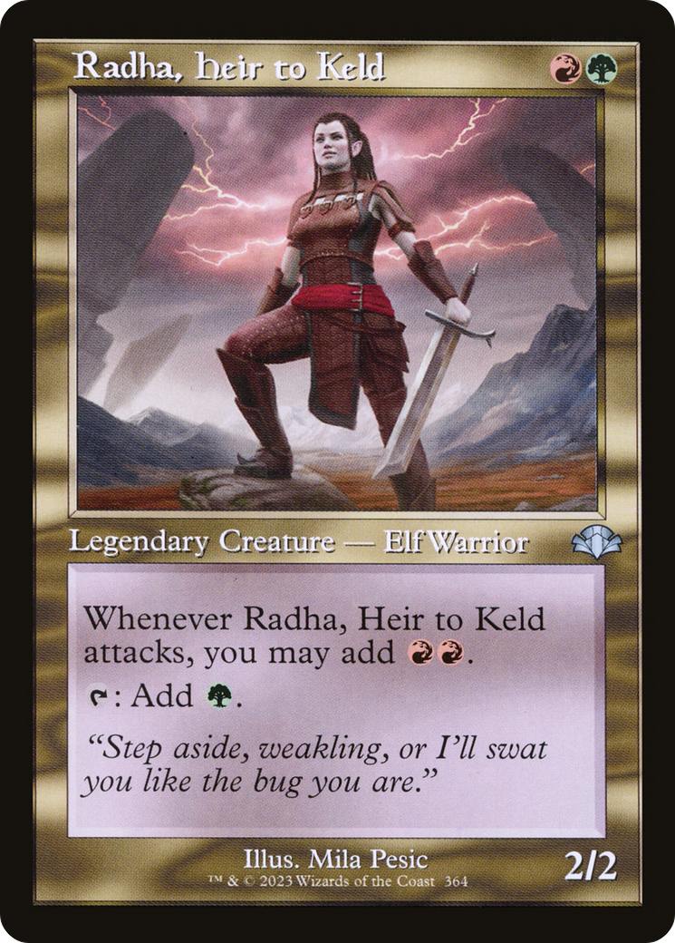 Radha, Heir to Keld (Retro) [Dominaria Remastered] | Pegasus Games WI