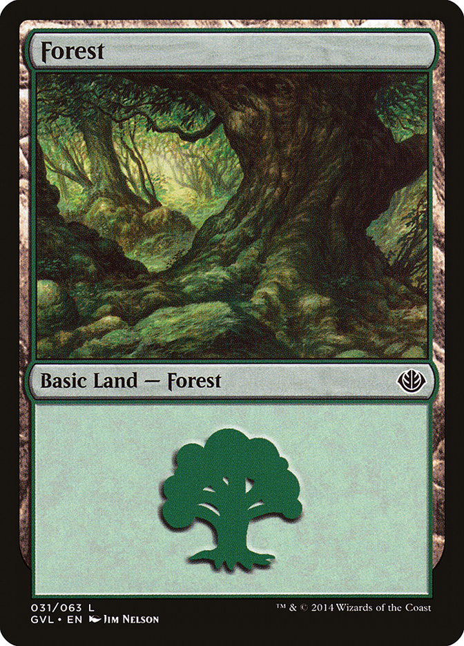 Forest (31) (Garruk vs. Liliana) [Duel Decks Anthology] | Pegasus Games WI