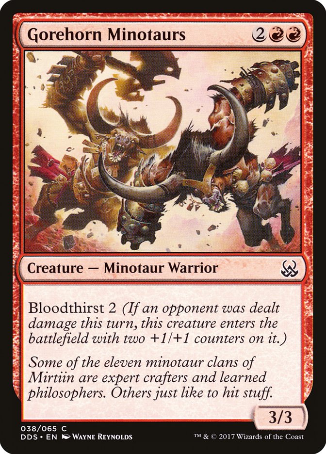 Gorehorn Minotaurs [Duel Decks: Mind vs. Might] | Pegasus Games WI