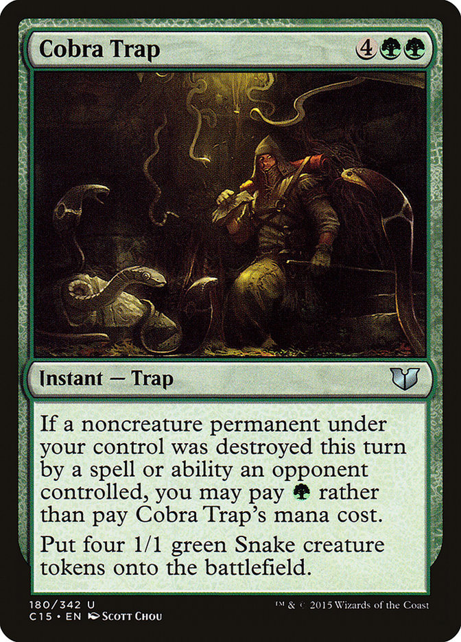 Cobra Trap [Commander 2015] | Pegasus Games WI