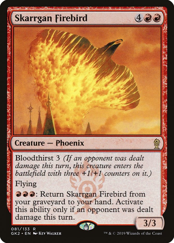 Skarrgan Firebird [Ravnica Allegiance Guild Kit] | Pegasus Games WI