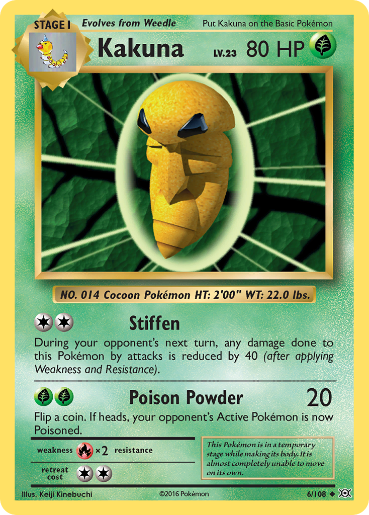 Kakuna (6/108) [XY: Evolutions] | Pegasus Games WI