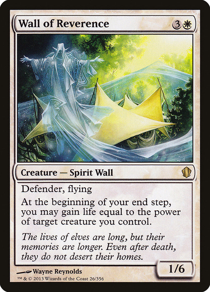 Wall of Reverence [Commander 2013] | Pegasus Games WI