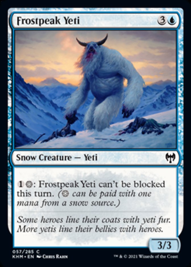 Frostpeak Yeti [Kaldheim] | Pegasus Games WI