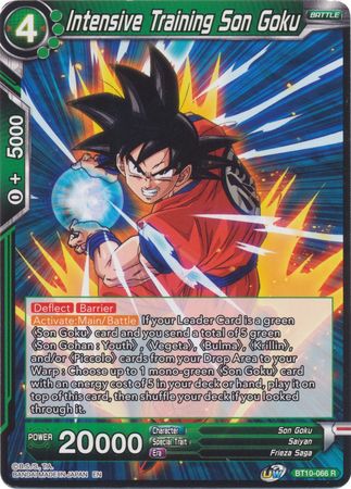 Intensive Training Son Goku (BT10-066) [Rise of the Unison Warrior 2nd Edition] | Pegasus Games WI