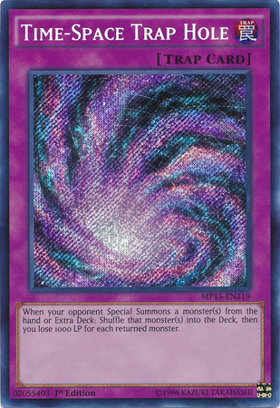 Time-Space Trap Hole [MP15-EN119] Secret Rare | Pegasus Games WI