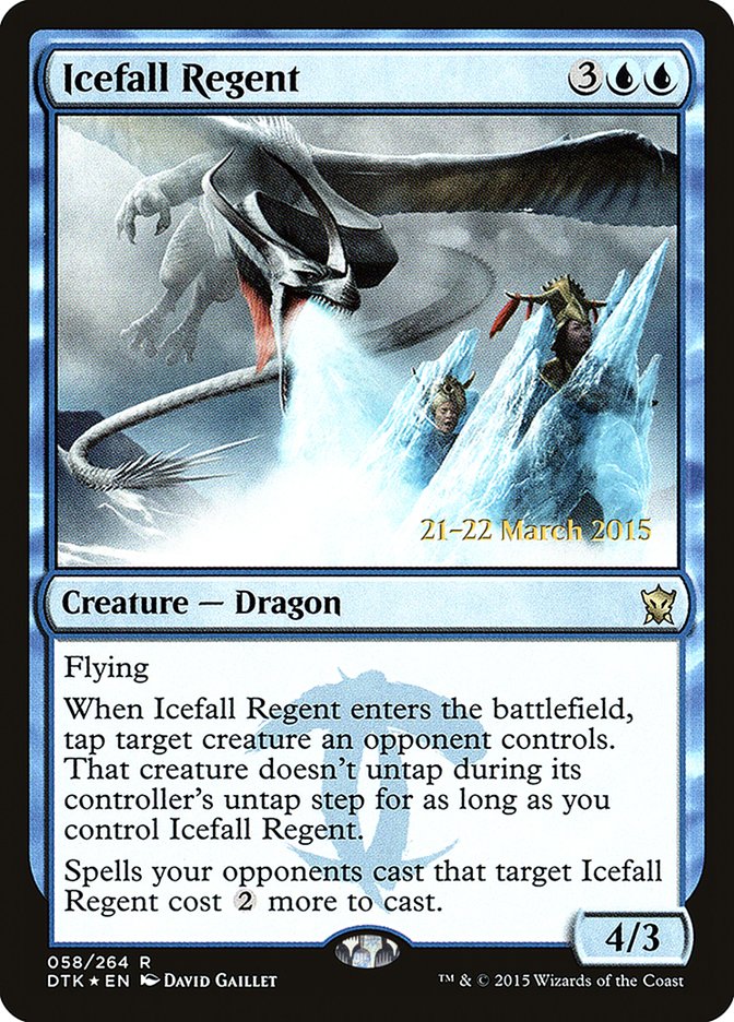 Icefall Regent [Dragons of Tarkir Prerelease Promos] | Pegasus Games WI