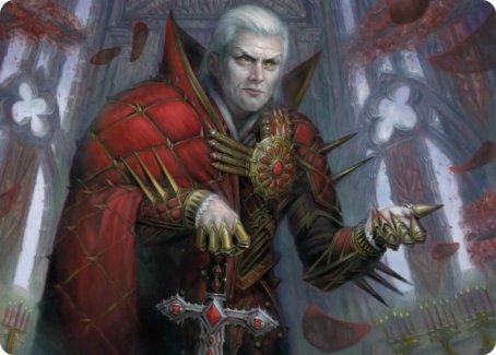 Edgar, Charmed Groom 1 Art Card [Innistrad: Crimson Vow Art Series] | Pegasus Games WI