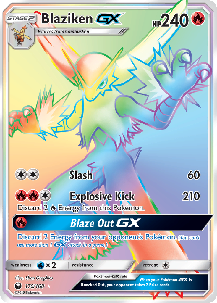 Blaziken GX (170/168) [Sun & Moon: Celestial Storm] | Pegasus Games WI