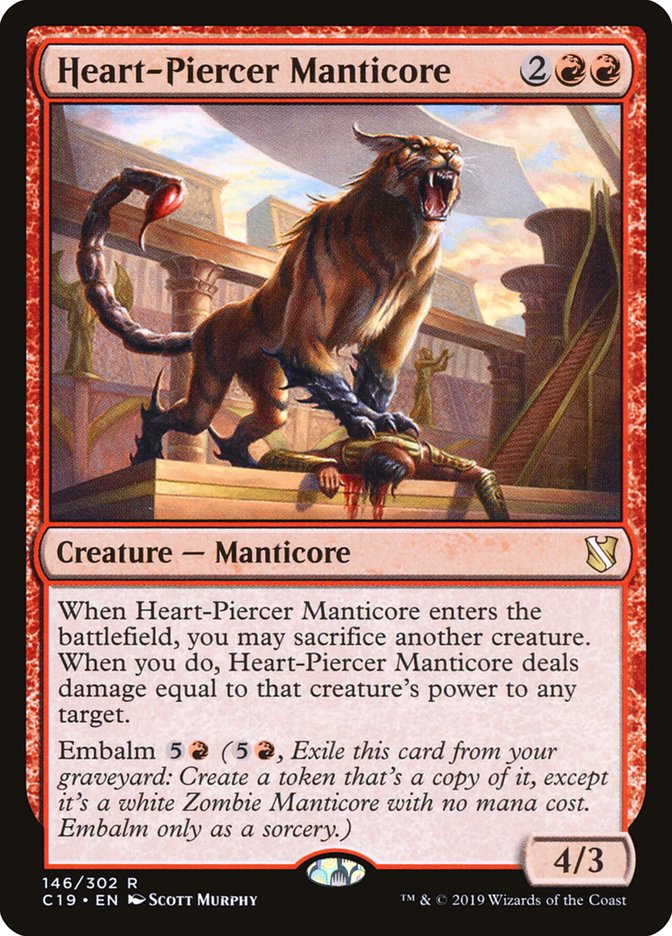 Heart-Piercer Manticore [Commander 2019] | Pegasus Games WI