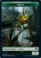 Insect // Boar Double-Sided Token [Innistrad: Crimson Vow Tokens] | Pegasus Games WI