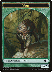 Treefolk // Wolf Double-Sided Token [Commander 2014 Tokens] | Pegasus Games WI