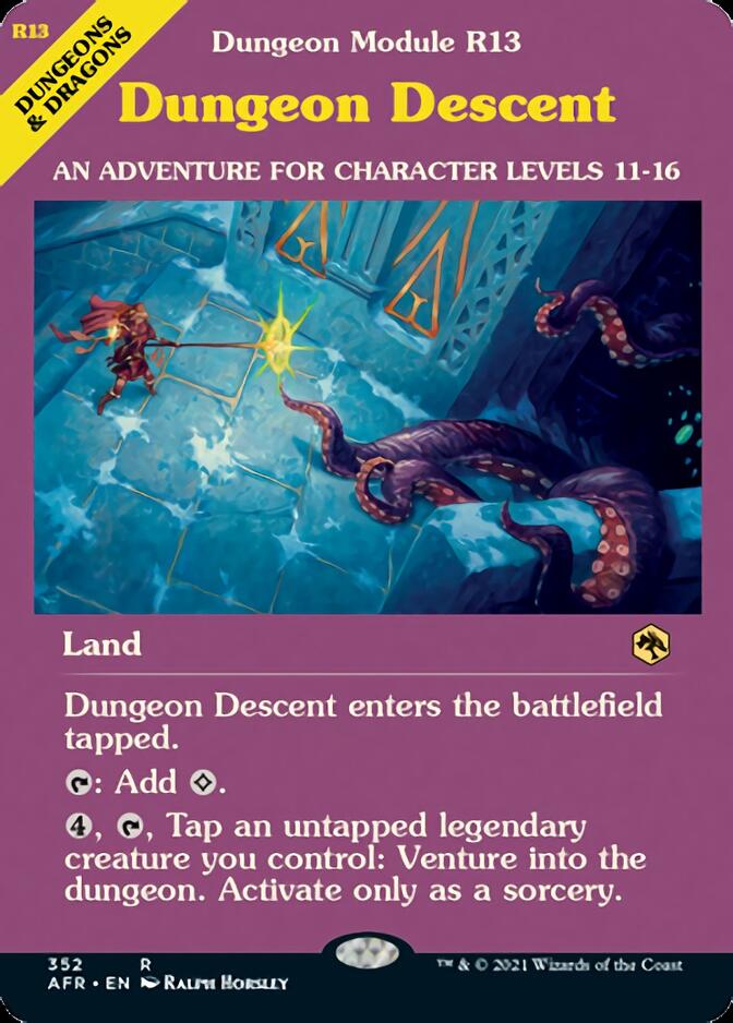 Dungeon Descent (Dungeon Module) [Dungeons & Dragons: Adventures in the Forgotten Realms] | Pegasus Games WI