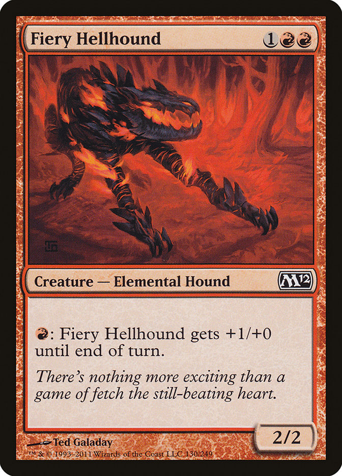 Fiery Hellhound [Magic 2012] | Pegasus Games WI