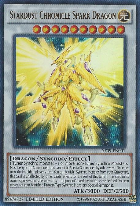 Stardust Chronicle Spark Dragon [YF09-EN001] Ultra Rare | Pegasus Games WI