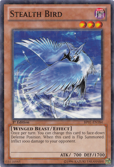 Stealth Bird [BP01-EN184] Starfoil Rare | Pegasus Games WI