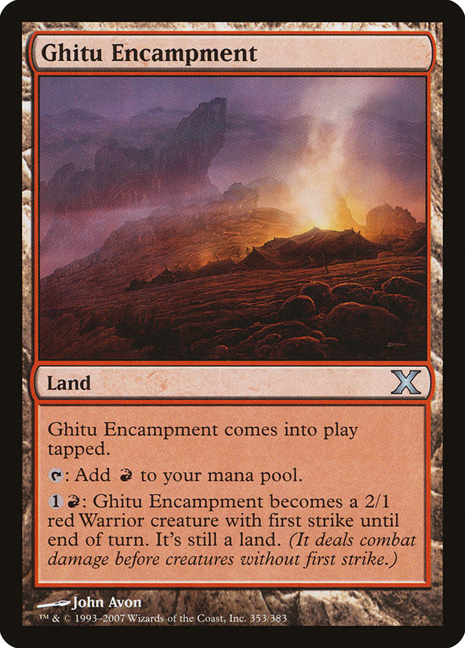 Ghitu Encampment [Tenth Edition] | Pegasus Games WI