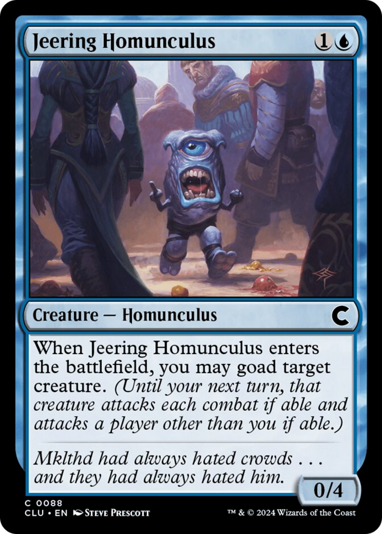 Jeering Homunculus [Ravnica: Clue Edition] | Pegasus Games WI