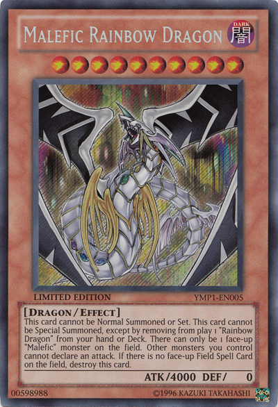 Malefic Rainbow Dragon [YMP1-EN005] Secret Rare | Pegasus Games WI