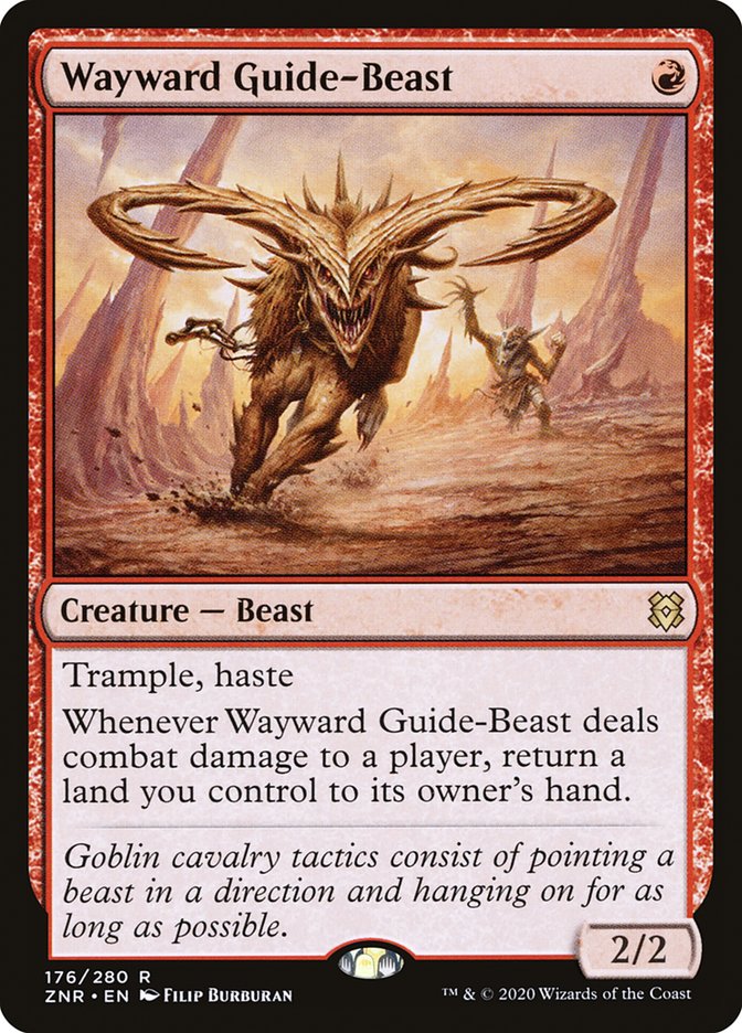 Wayward Guide-Beast [Zendikar Rising] | Pegasus Games WI