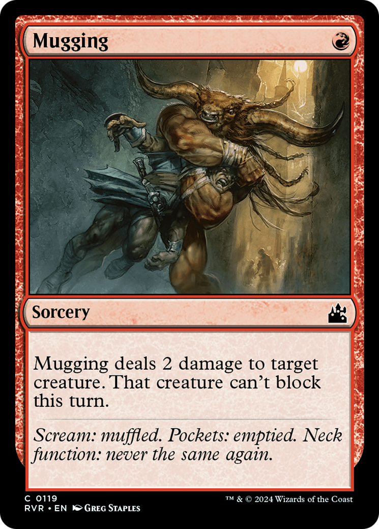 Mugging [Ravnica Remastered] | Pegasus Games WI