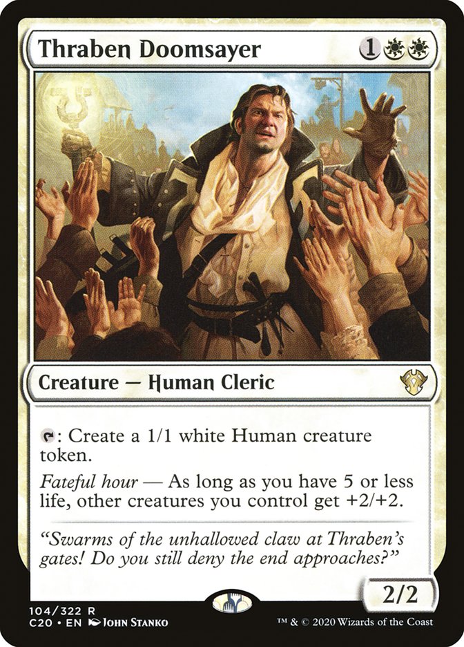 Thraben Doomsayer [Commander 2020] | Pegasus Games WI