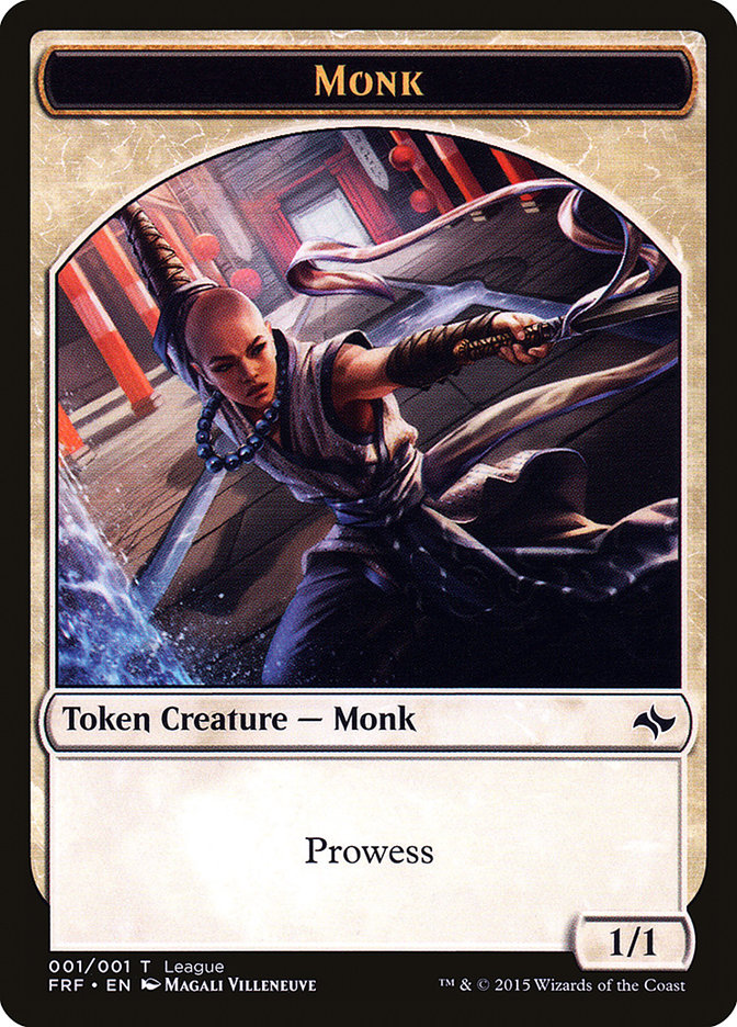 Monk Token [League Tokens 2015] | Pegasus Games WI