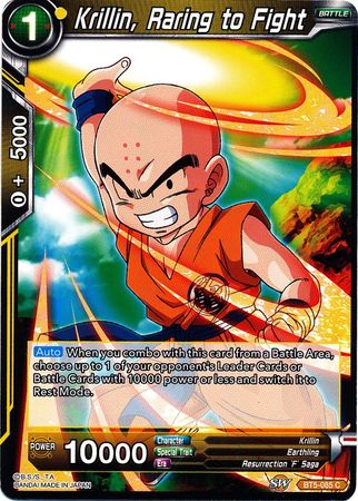 Krillin, Raring to Fight (BT5-085) [Miraculous Revival] | Pegasus Games WI