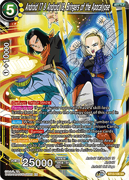 Android 17 & Android 18, Bringers of the Apocalypse (Super Rare) [BT13-106] | Pegasus Games WI