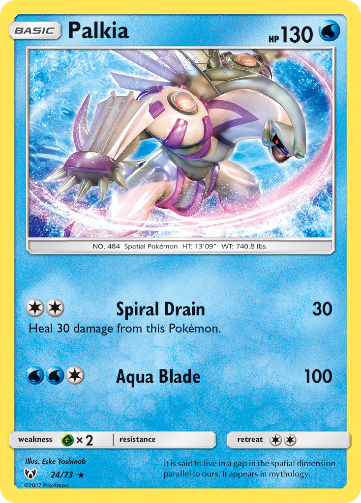 Palkia (24/73) [Sun & Moon: Shining Legends] | Pegasus Games WI