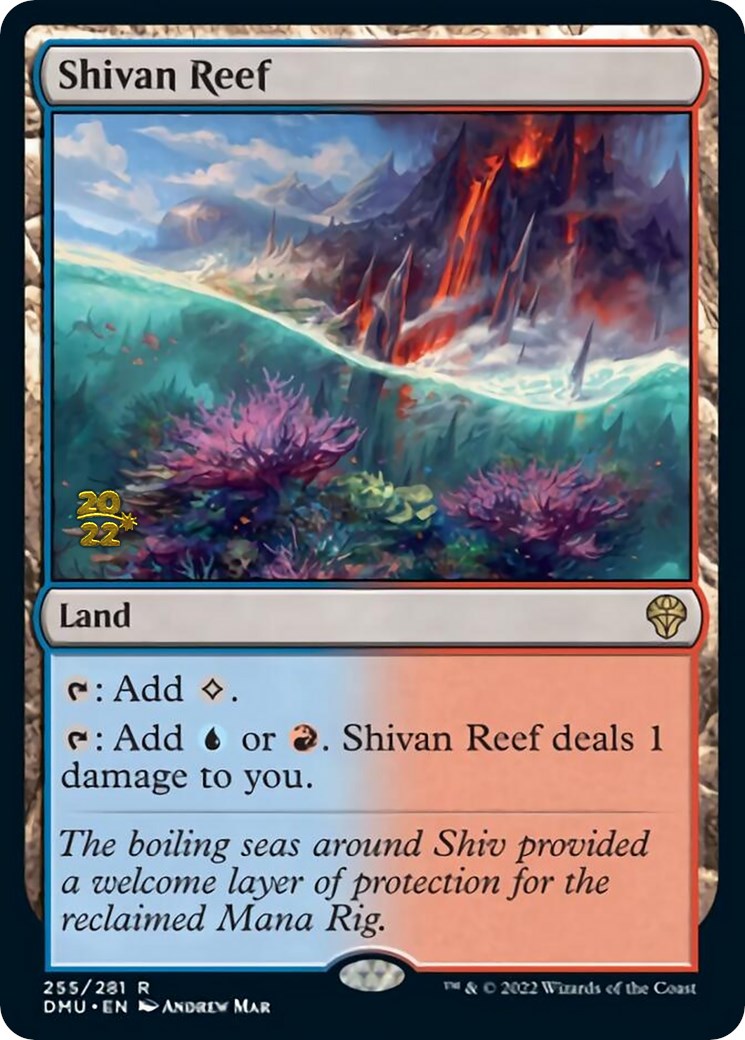 Shivan Reef [Dominaria United Prerelease Promos] | Pegasus Games WI