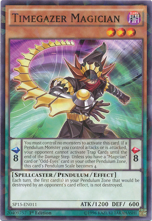 Timegazer Magician [SP15-EN011] Shatterfoil Rare | Pegasus Games WI