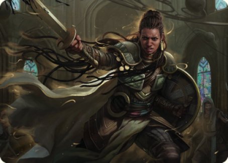Shanna, Purifying Blade Art Card 1 [Dominaria United Art Series] | Pegasus Games WI