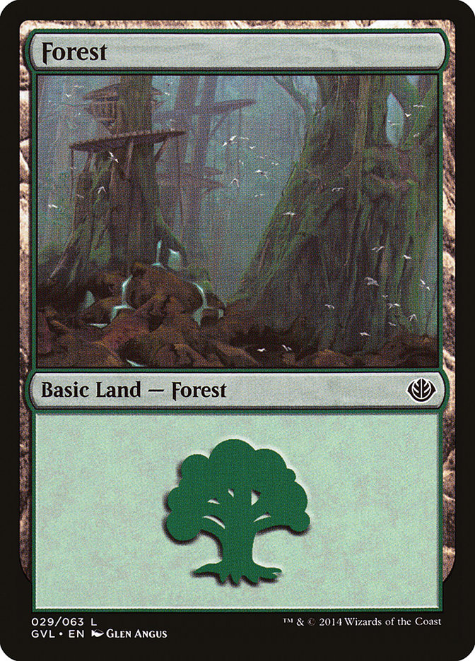 Forest (29) (Garruk vs. Liliana) [Duel Decks Anthology] | Pegasus Games WI