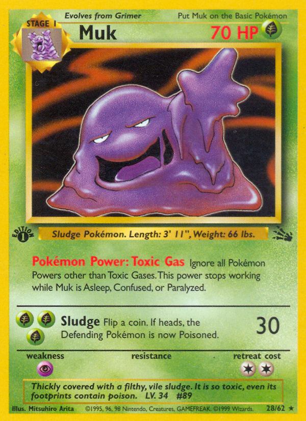 Muk (28/62) [Fossil 1st Edition] | Pegasus Games WI