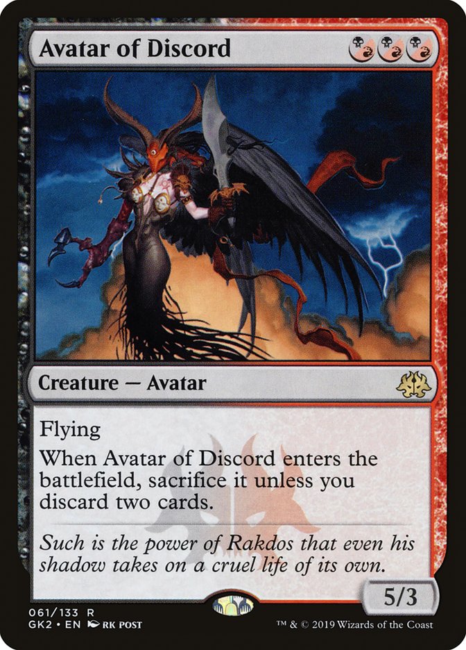 Avatar of Discord [Ravnica Allegiance Guild Kit] | Pegasus Games WI