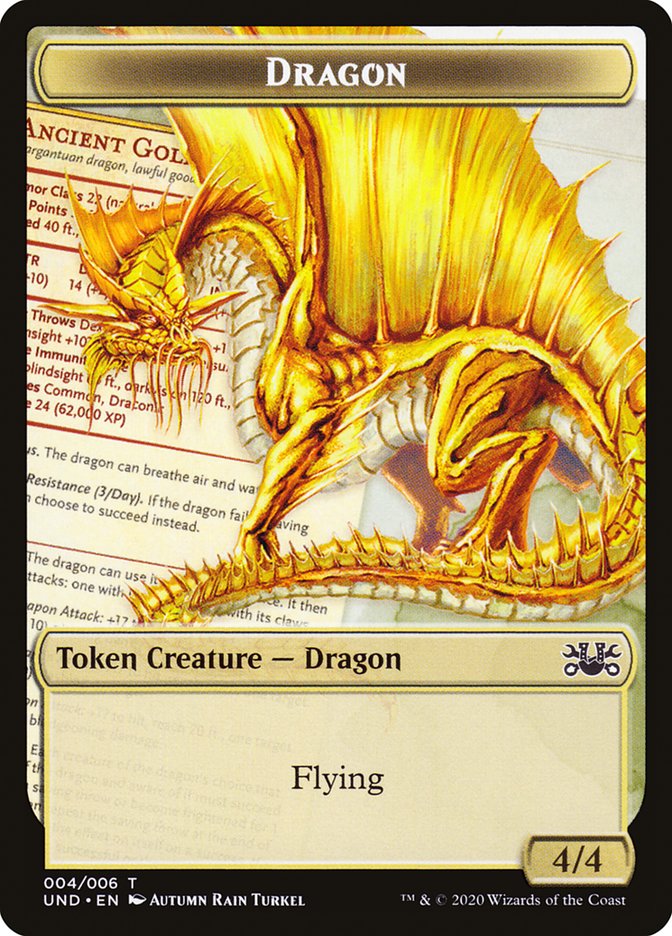 Beeble // Dragon Double-Sided Token [Unsanctioned Tokens] | Pegasus Games WI