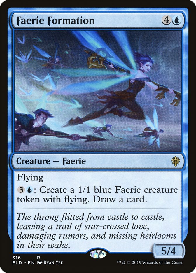 Faerie Formation [Throne of Eldraine] | Pegasus Games WI