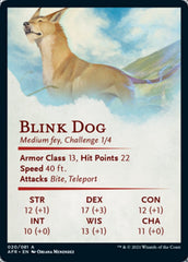 Blink Dog Art Card [Dungeons & Dragons: Adventures in the Forgotten Realms Art Series] | Pegasus Games WI