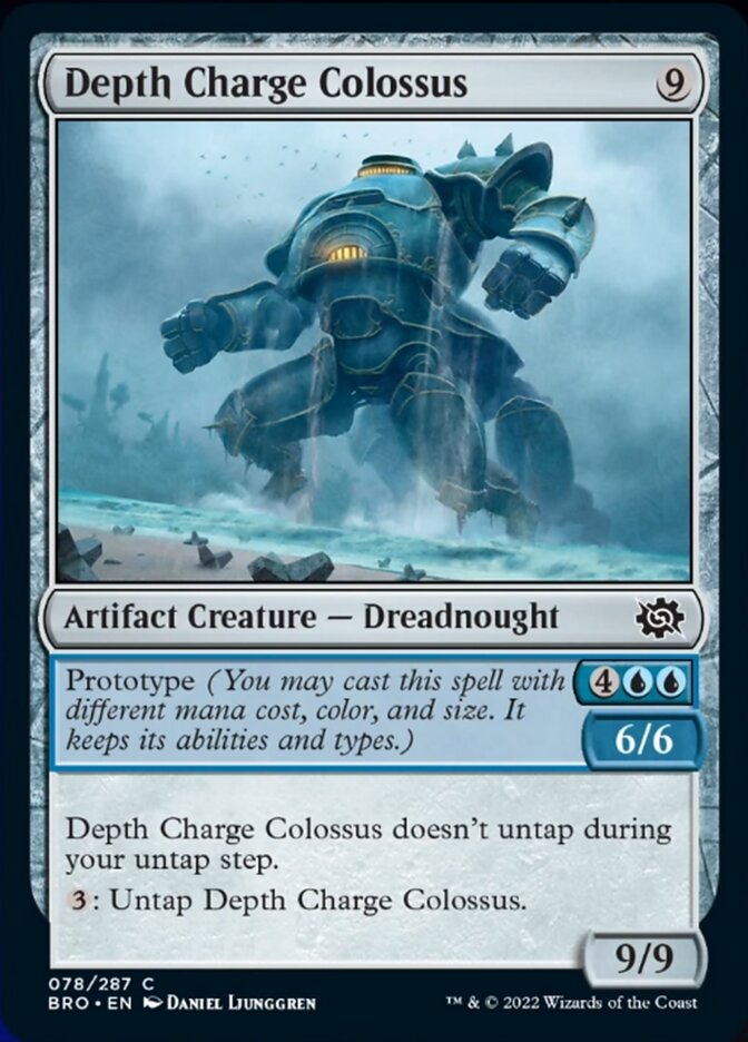 Depth Charge Colossus [The Brothers' War] | Pegasus Games WI