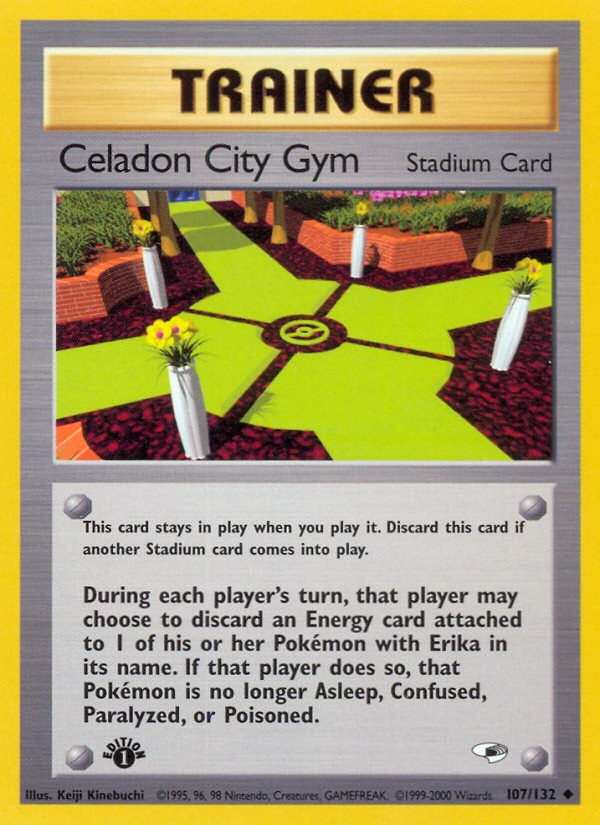 Celadon City Gym (107/132) [Gym Heroes 1st Edition] | Pegasus Games WI