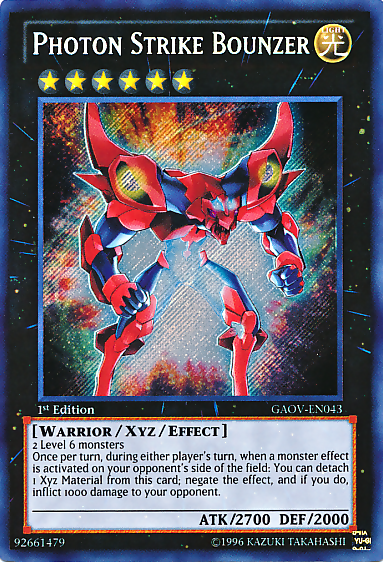 Photon Strike Bounzer [GAOV-EN043] Secret Rare | Pegasus Games WI