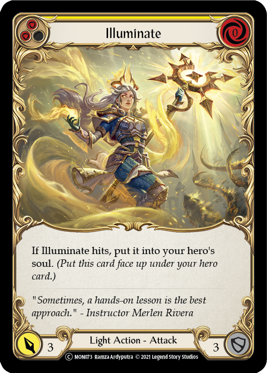 Illuminate (Yellow) [U-MON073] Unlimited Normal | Pegasus Games WI