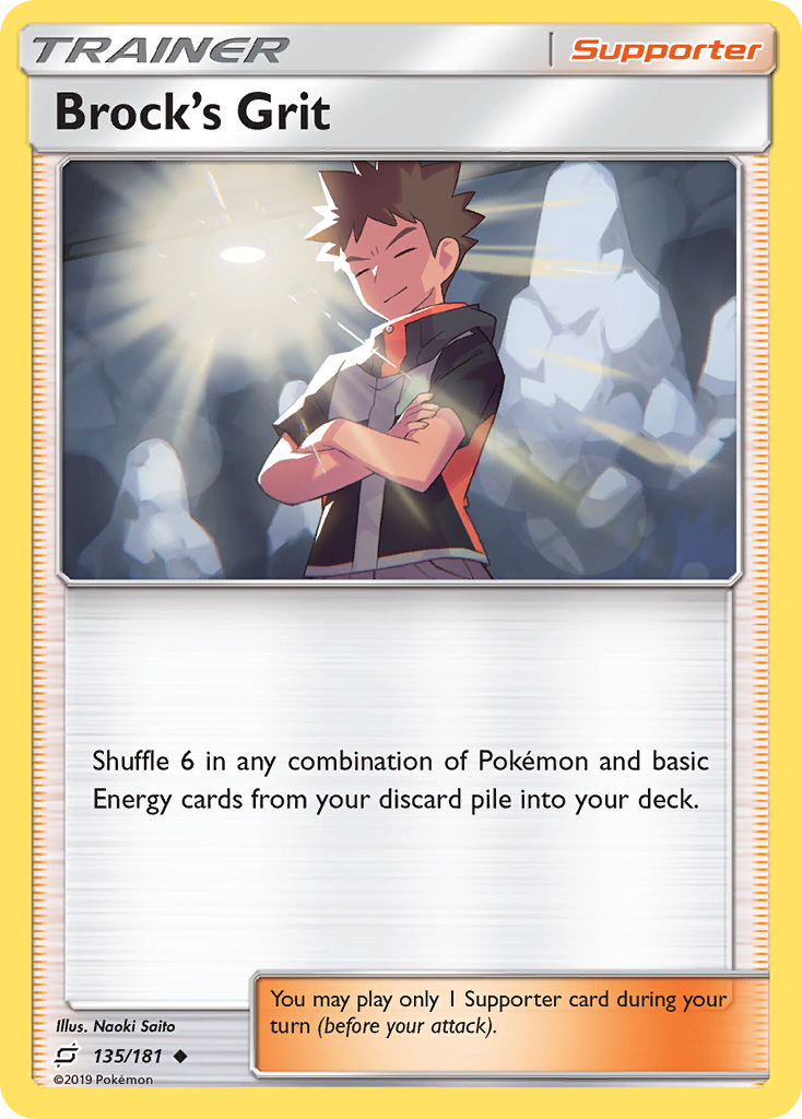 Brock's Grit (135/181) [Sun & Moon: Team Up] | Pegasus Games WI