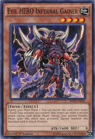 Evil HERO Infernal Gainer [BP03-EN032] Common | Pegasus Games WI