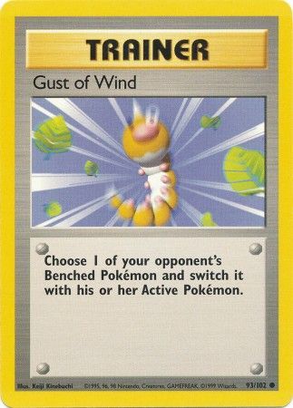 Gust of Wind (93/102) [Base Set Unlimited] | Pegasus Games WI