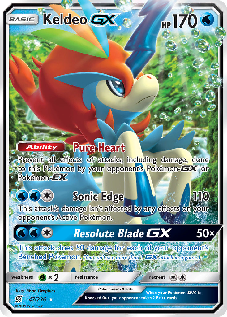 Keldeo GX (47/236) [Sun & Moon: Unified Minds] | Pegasus Games WI