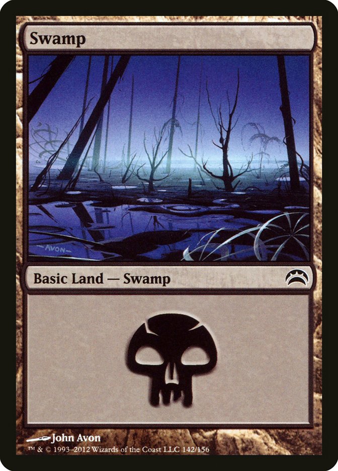 Swamp (142) [Planechase 2012] | Pegasus Games WI