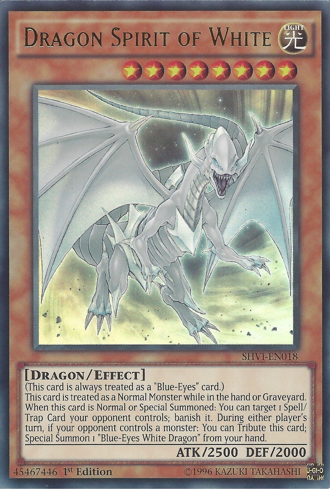 Dragon Spirit of White [SHVI-EN018] Ultra Rare | Pegasus Games WI