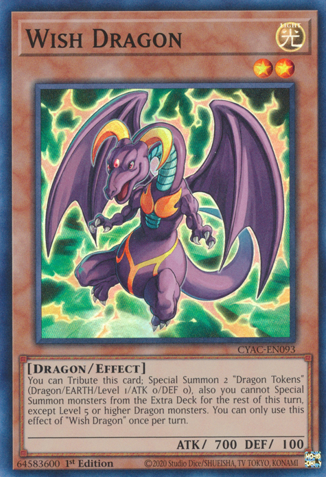 Wish Dragon [CYAC-EN093] Super Rare | Pegasus Games WI